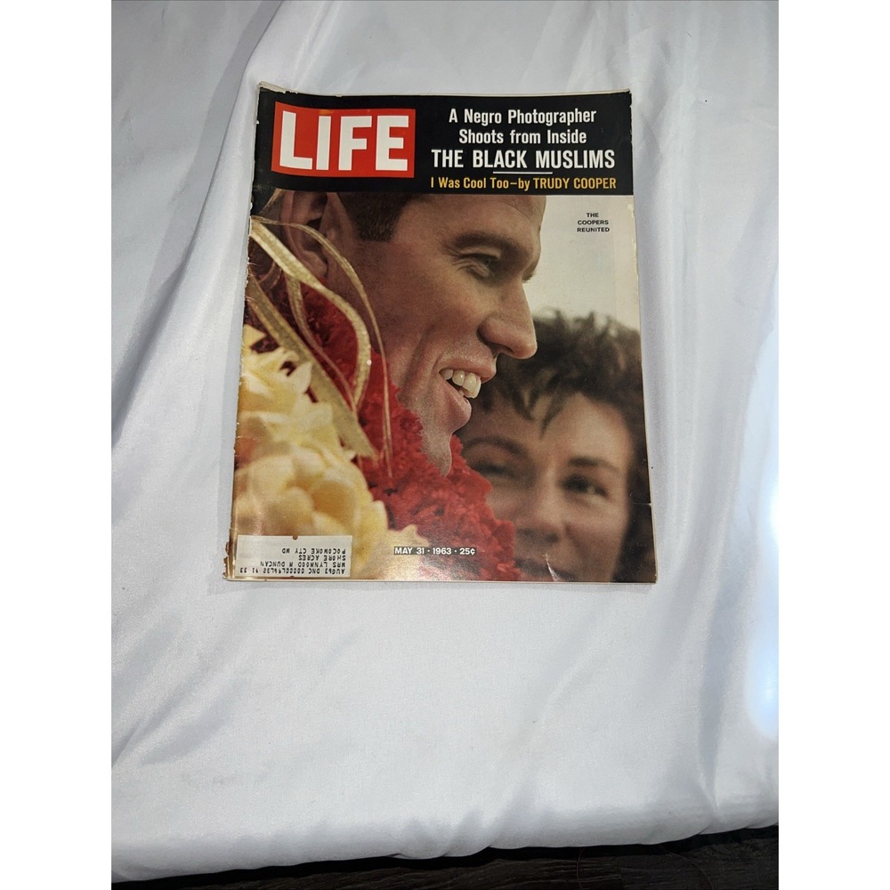 VINTAGE Life Magazine‎ May 31, 1963 The Black Muslims Cover Photo